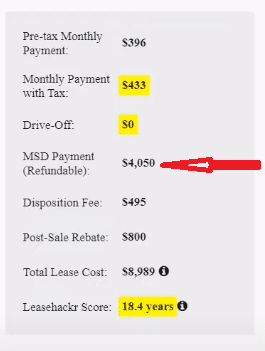 Leasehackr Calculator